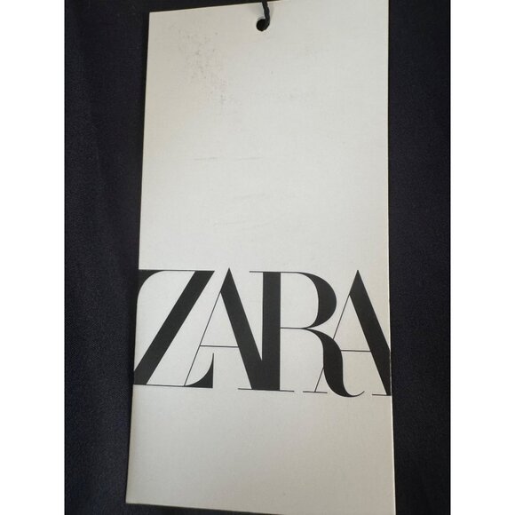 NWT ZARA Medium Blue Floral Tapestry Shacket - Picture 12 of 14